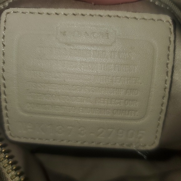 Coach Madison Op Art Pearlescent Fabric Carryall Shoulder Bag 30681 - Picture 10 of 16